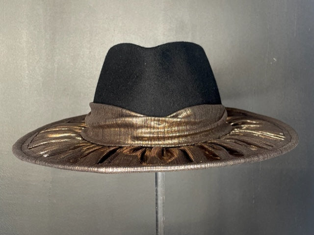 chapeau COUTURE BRONZE