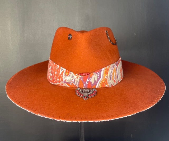 Chapeau BRIQUE MANDALA