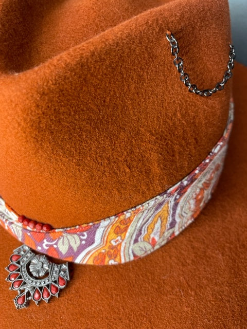 Chapeau BRIQUE MANDALA