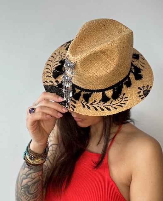 Chapeau PAISLEY NOIR