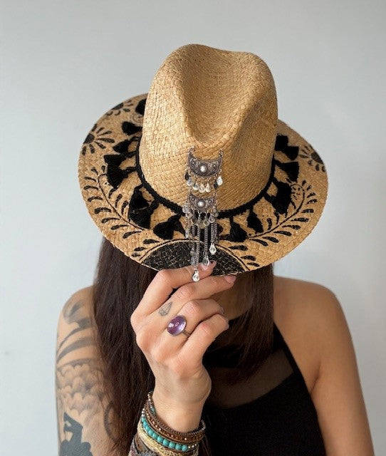 Chapeau PAISLEY NOIR