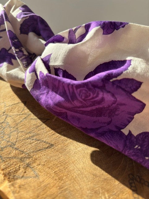 Bandeau rose violette