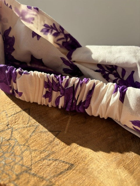 Bandeau rose violette