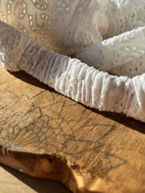 Bandeau broderies anglaise
