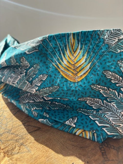 Bandeau bleu et jaune