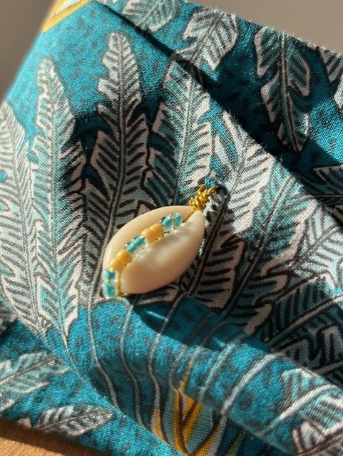 Bandeau bleu et jaune