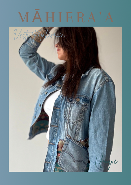 Veste de seconde main customisée
