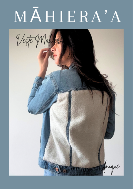 Veste seconde main customisée