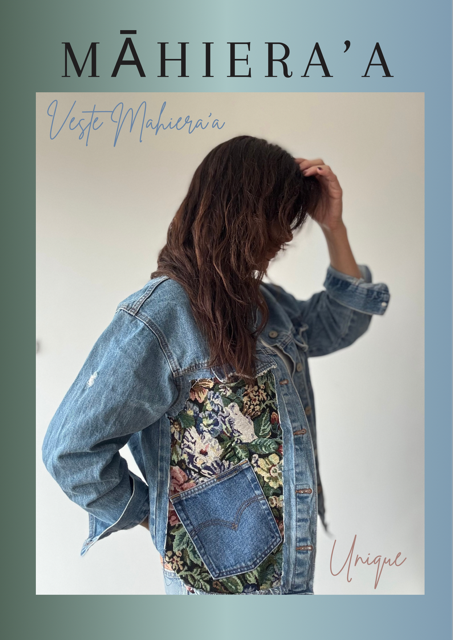 Veste de seconde main customisée