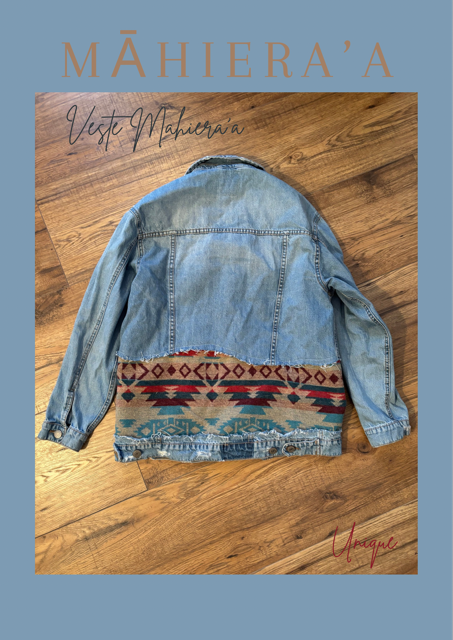 Veste de seconde main customisée