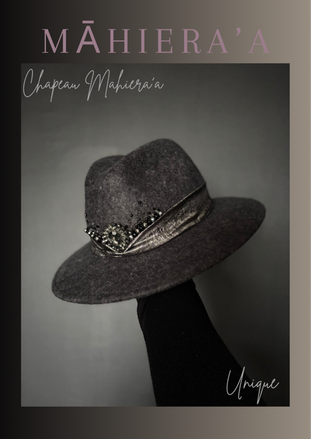 Chapeau Bijoux gris