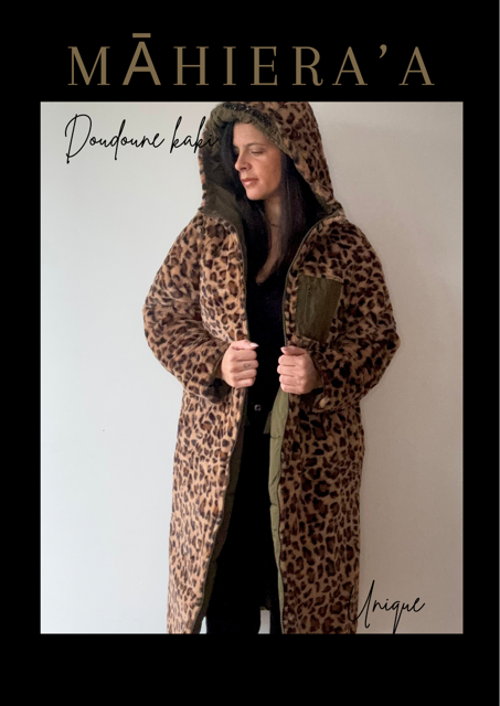 Doudoune réversible customisée