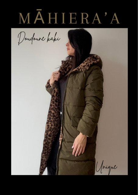 Doudoune réversible customisée