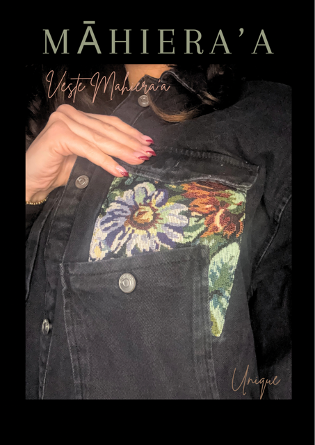 Veste de seconde main customisée