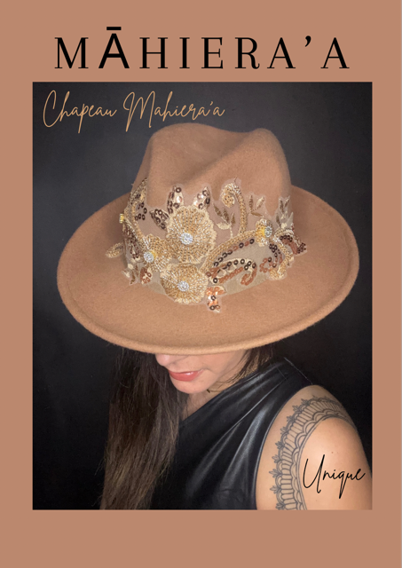 Chapeau BRODERIE BEIGE