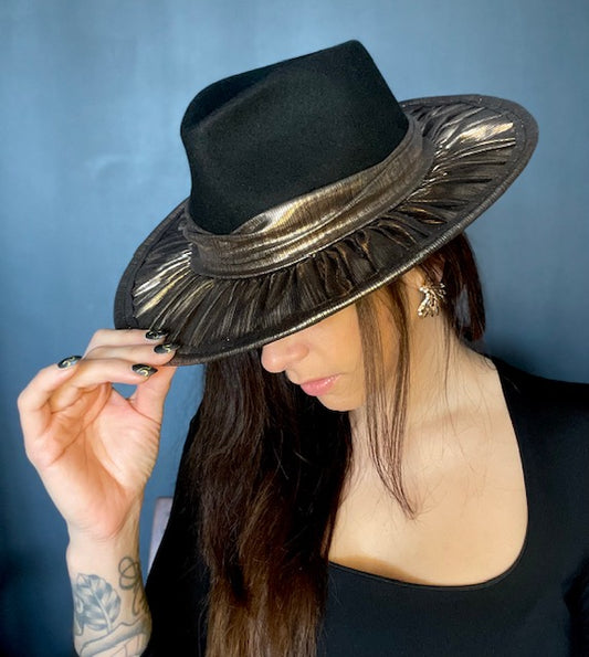 chapeau COUTURE BRONZE