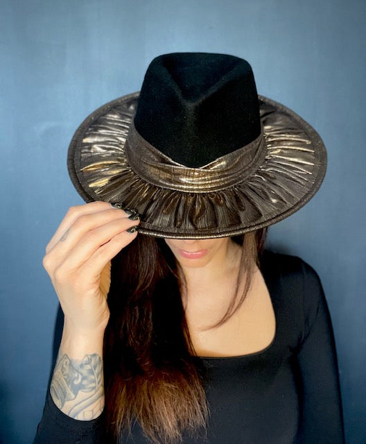 chapeau COUTURE BRONZE