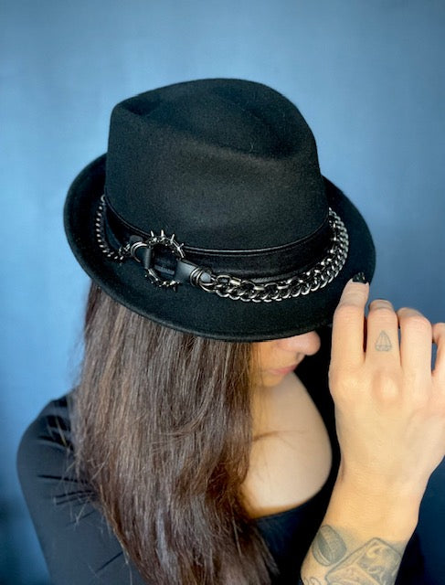 Chapeau PORK PIE CHAINES
