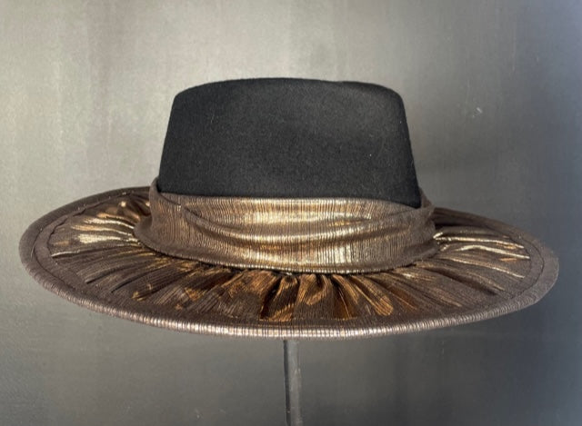 chapeau COUTURE BRONZE