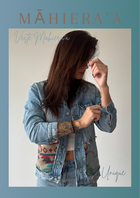 Veste de seconde main customisée