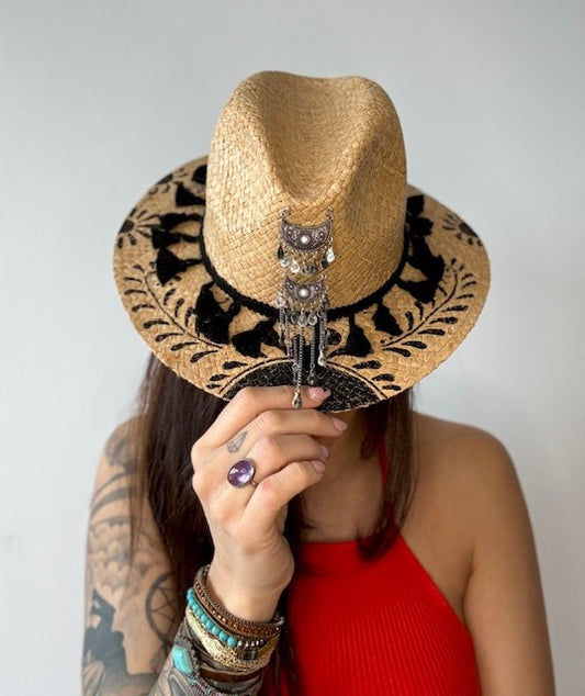 Chapeau PAISLEY NOIR