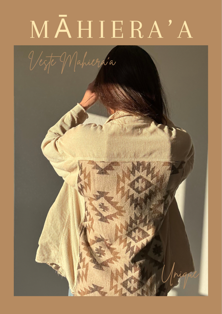 Veste seconde main customisée
