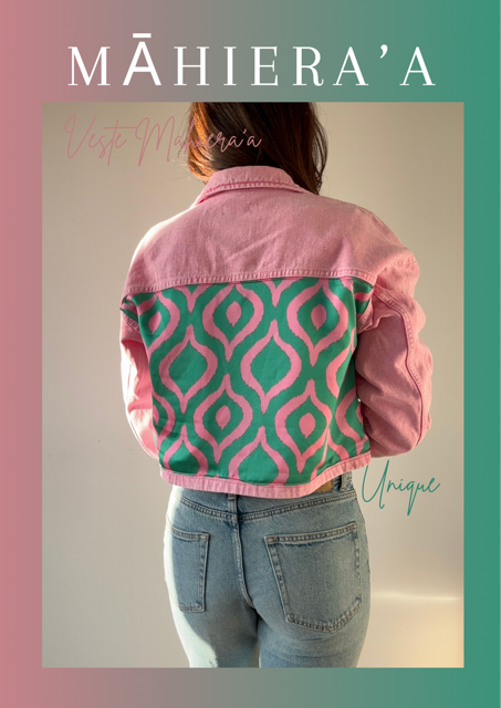 Veste seconde main customisée
