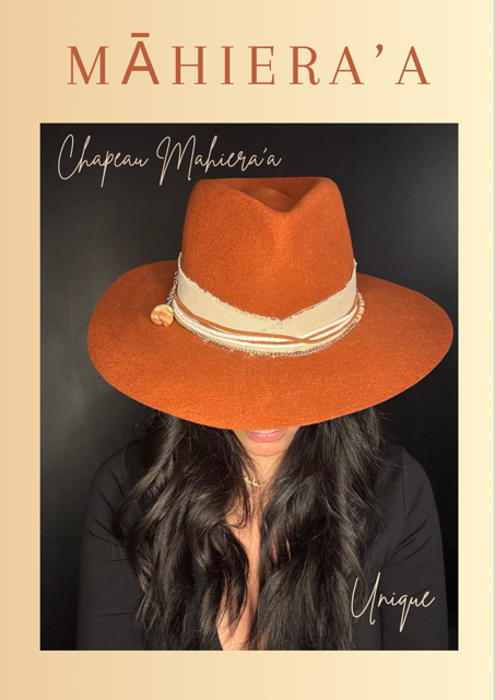 Chapeau SKULL terracotta
