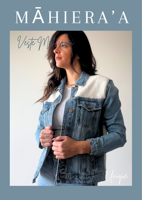 Veste seconde main customisée