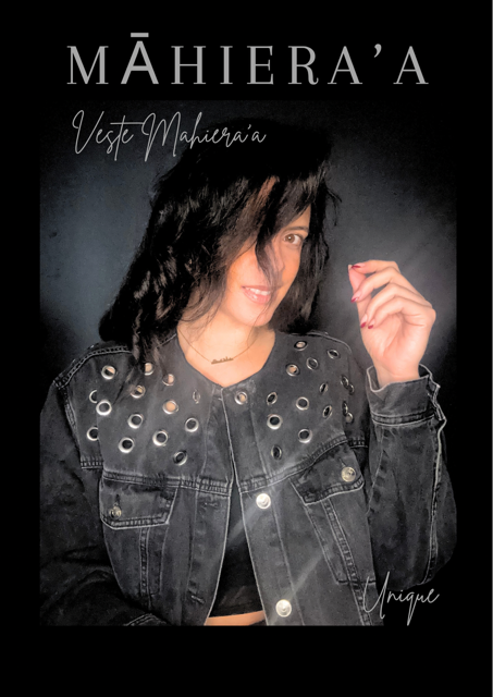 Veste seconde main customisée