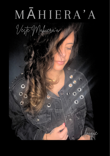 Veste seconde main customisée