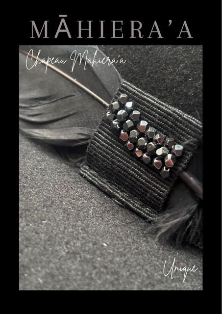 Chapeau PLUME NOIR