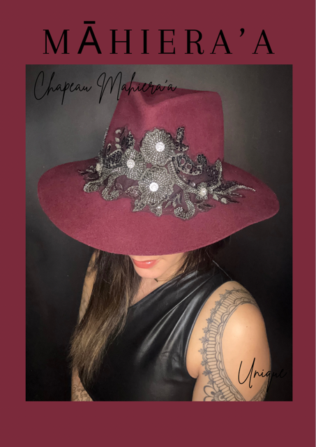Chapeau ELEGANT BORDEAUX