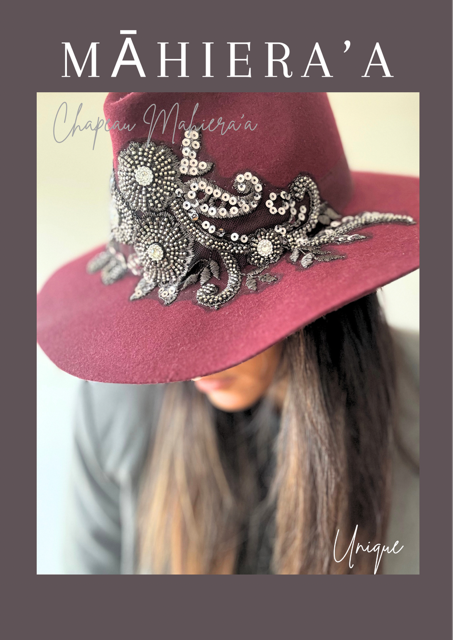 Chapeau ELEGANT BORDEAUX