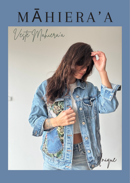 Veste de seconde main customisée