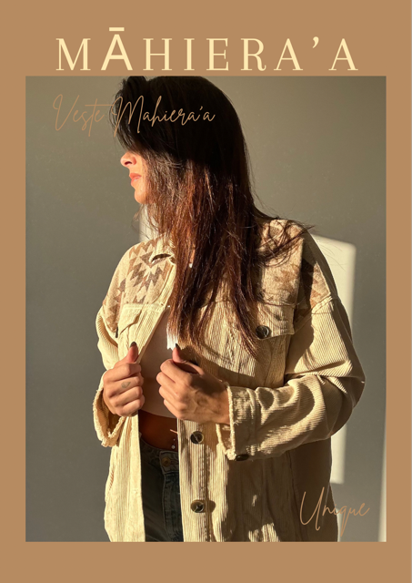 Veste seconde main customisée