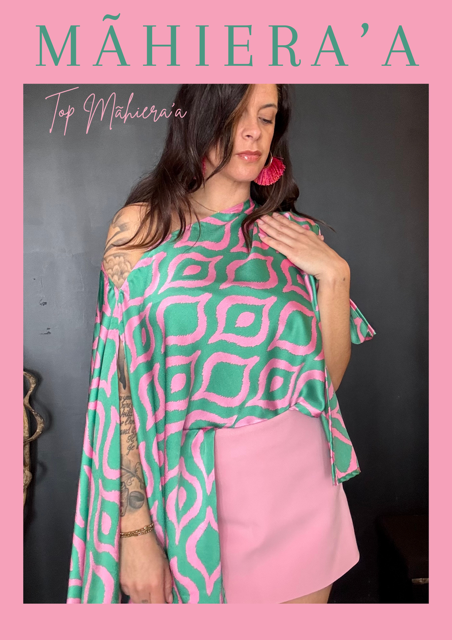 TOP Mãhiera'a vert et rose